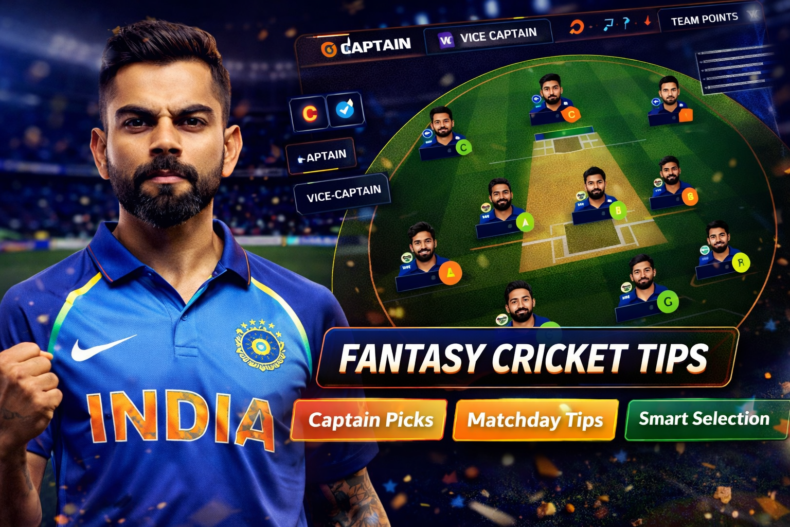 Come 247 DL role based fantasy cricket checklist